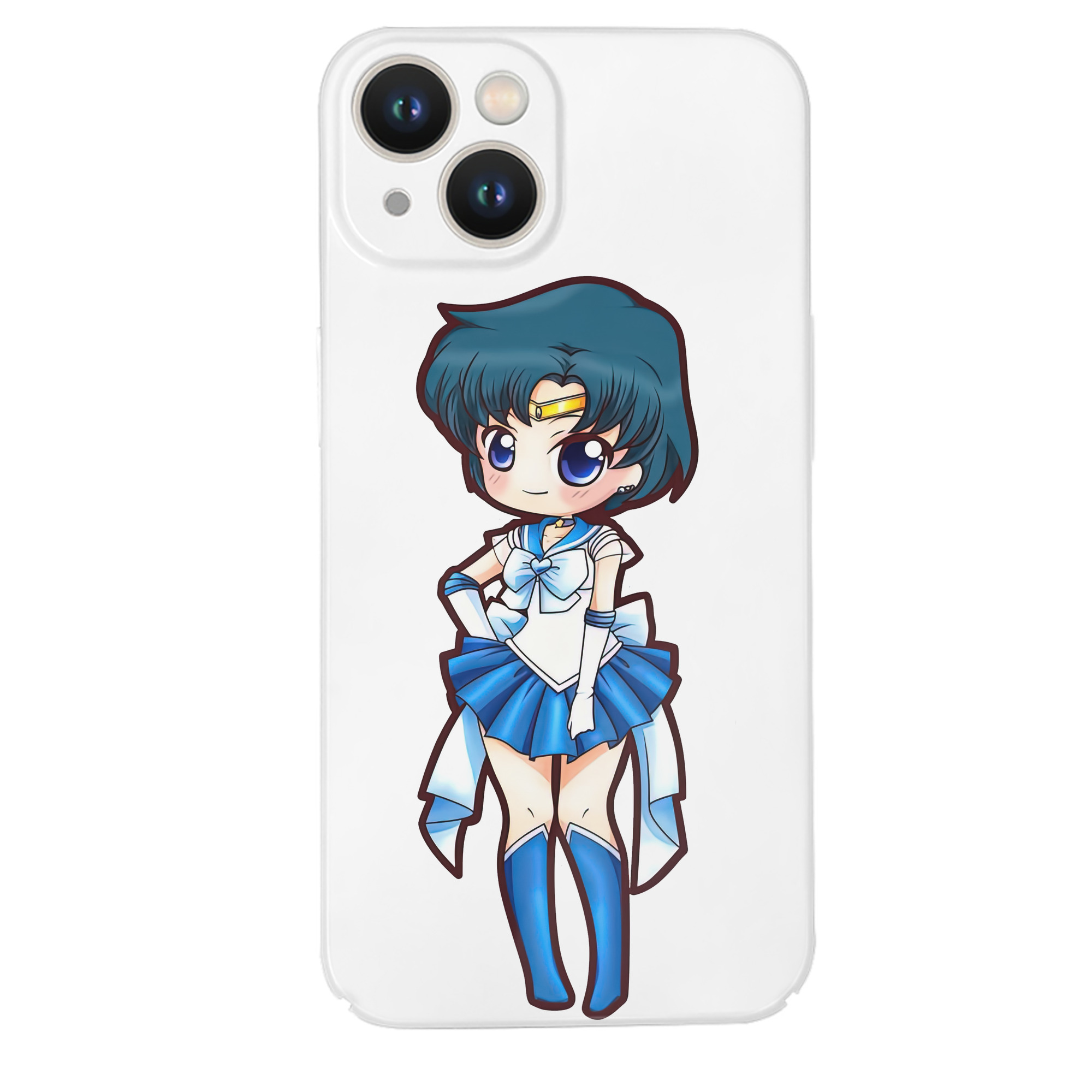 （画像用） 美少女戦士セーラームーン 水野 亜美 みずの あみ Sailor Moon Mizuno Ami 【iPhone 14シリーズ対応】ハードケース
